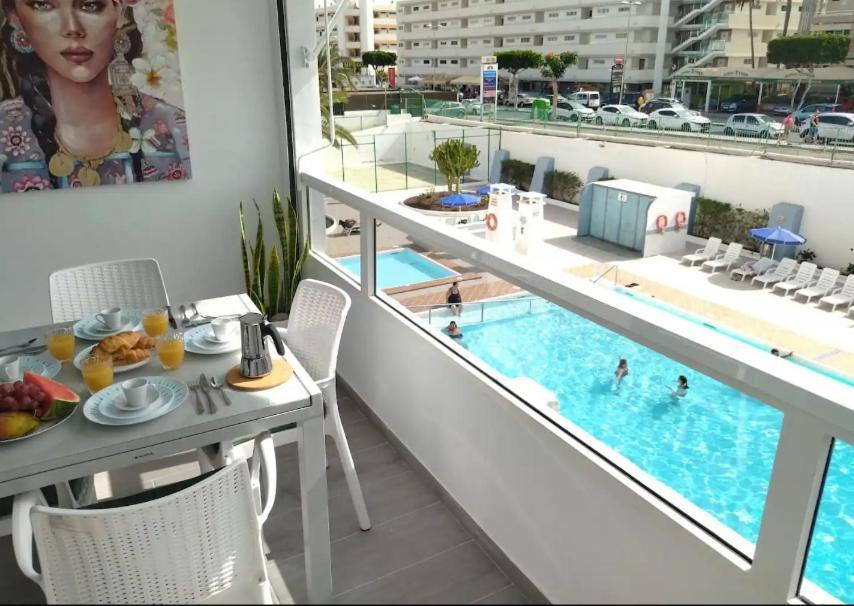 Playa Del Ingles 5 Min Walk From Yumbo! 204 Apartment มาสปาโลมาส ภายนอก รูปภาพ